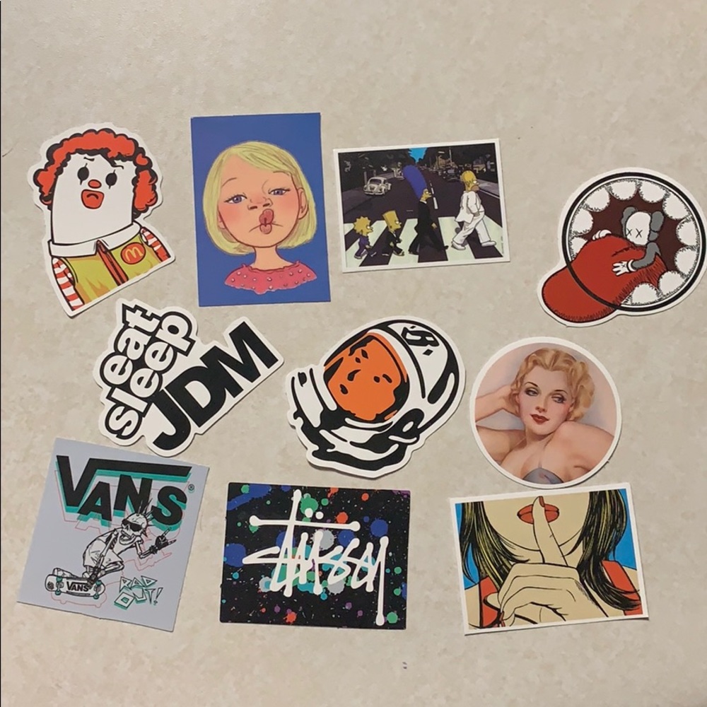 10 STICKERS!
